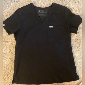 Figs black Catarina scrub top in size small.
